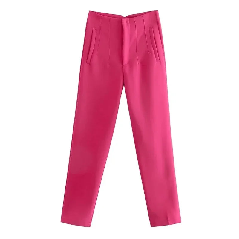 Fashion Office Wear High waist Pants for Women