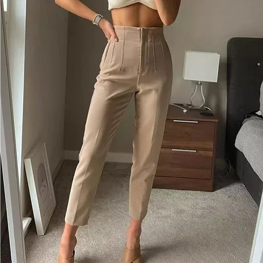 Fashion Office Wear High waist Pants for Women