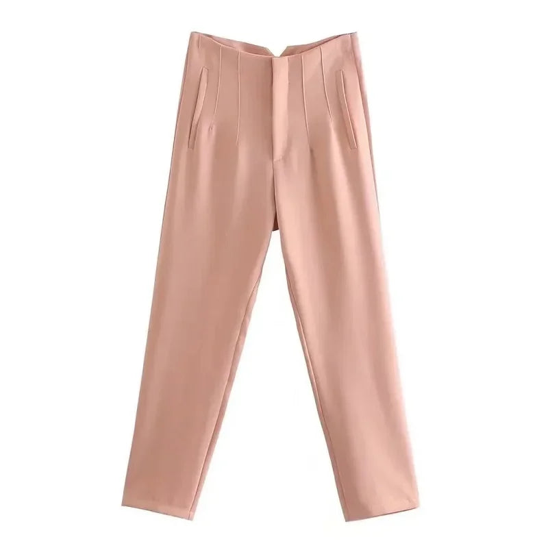 Fashion Office Wear High waist Pants for Women