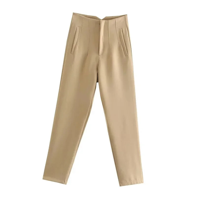 Fashion Office Wear High waist Pants for Women