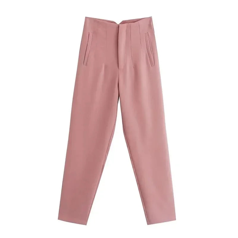 Fashion Office Wear High waist Pants for Women