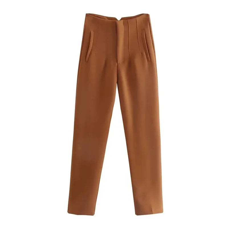 Fashion Office Wear High waist Pants for Women