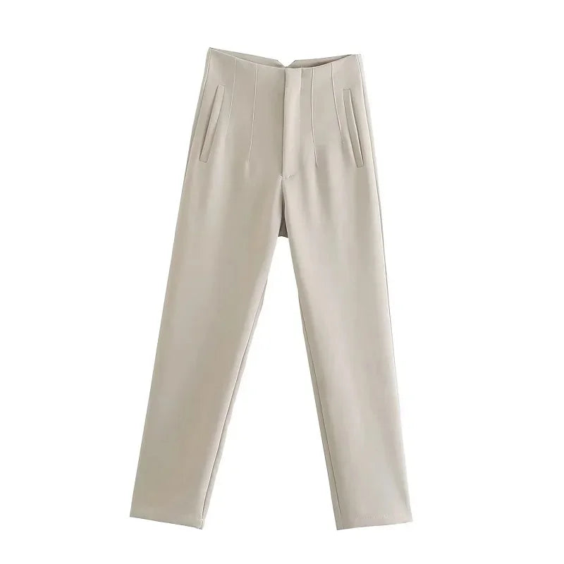 Fashion Office Wear High waist Pants for Women